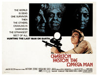 The Omega Man movie poster featuring Charlton Heston, Masterprint quality.