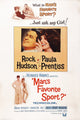 Man's Favorite Sport movie poster print featuring Rock Hudson and Paula Prentiss