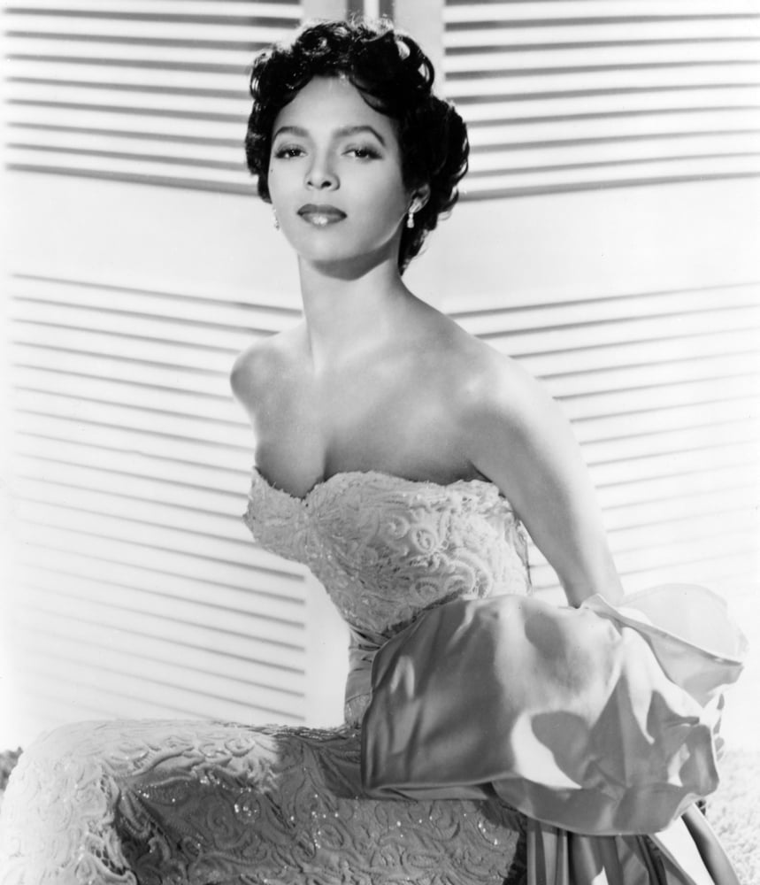Dorothy Dandridge 1950s photo print capturing the elegance of the famous actress.