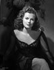 Barbara Hale sitting photo print in dark dress