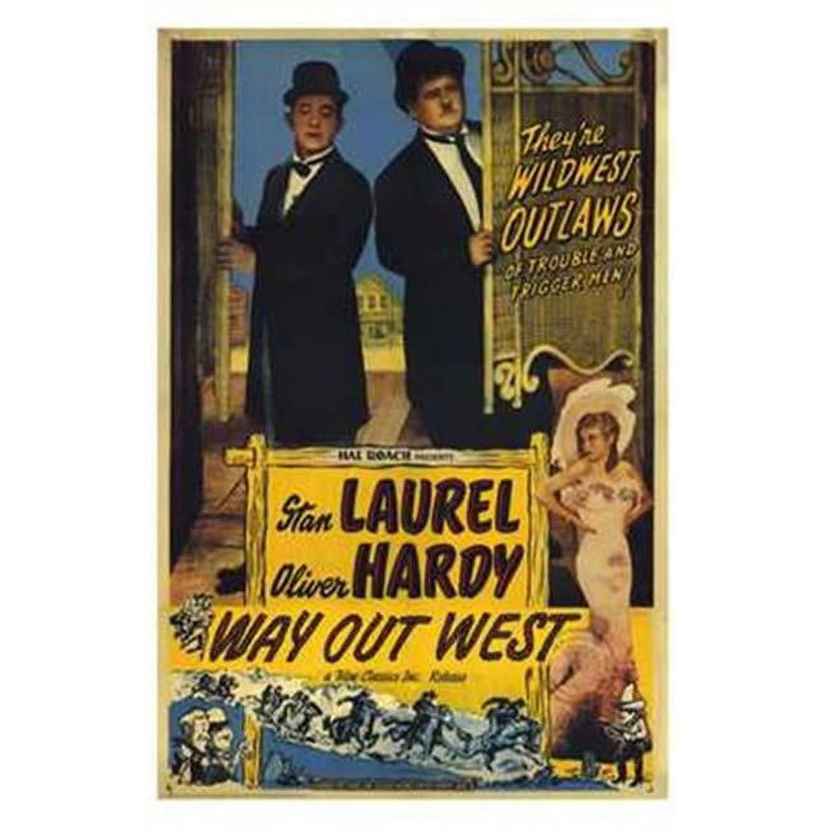 Way Out West Movie Poster 11x17 Print for home decor.