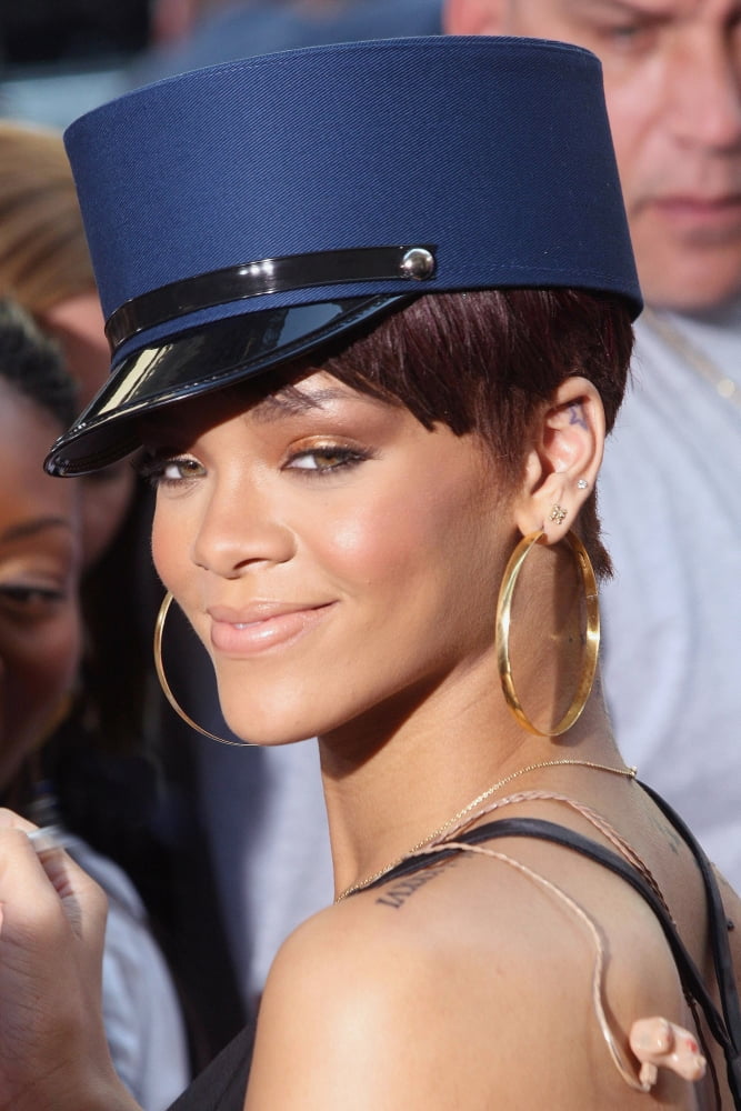 Rihanna live concert poster print from NBC Today Show at Rockefeller Center, New York, June 20, 2008 by Jay Brady.