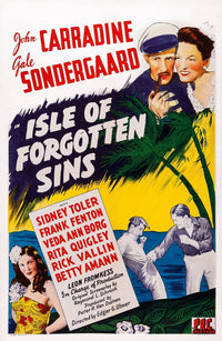 Isle of Forgotten Sins Movie Masterprint Poster featuring John Carradine and Gale Sondergaard