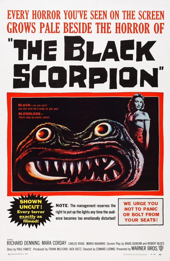 The Black Scorpion 1957 Movie Masterprint Poster (11x17).