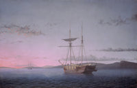 Lumber Schooners at Evening on Penobscot Bay poster print