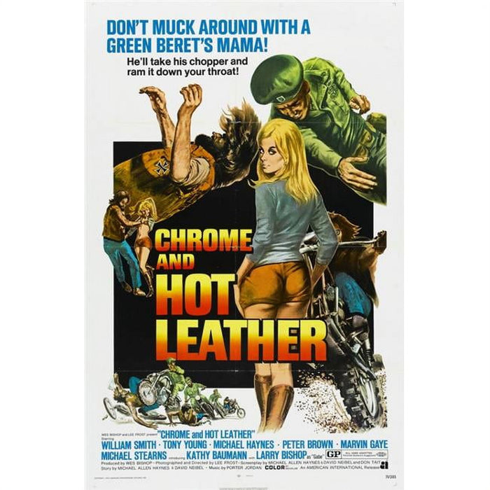 Chrome and Hot Leather Movie Poster Print 27x40