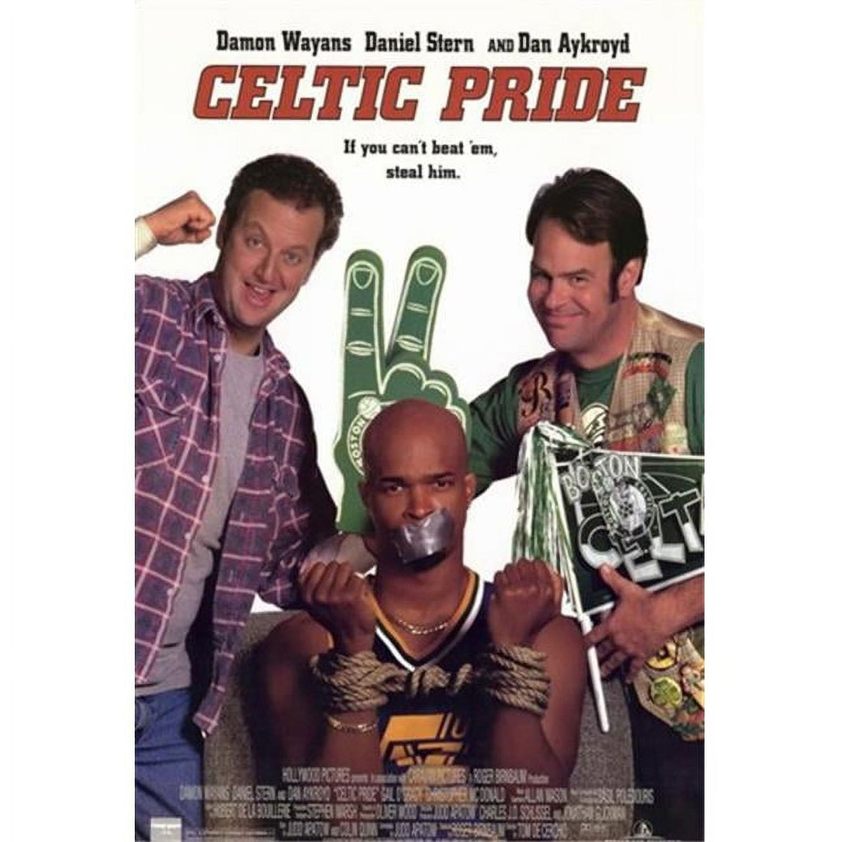Celtic Pride Movie Poster 11x17 print showcasing vibrant basketball scenes.