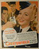 Carole Landis vintage cigarette advertisement photo print