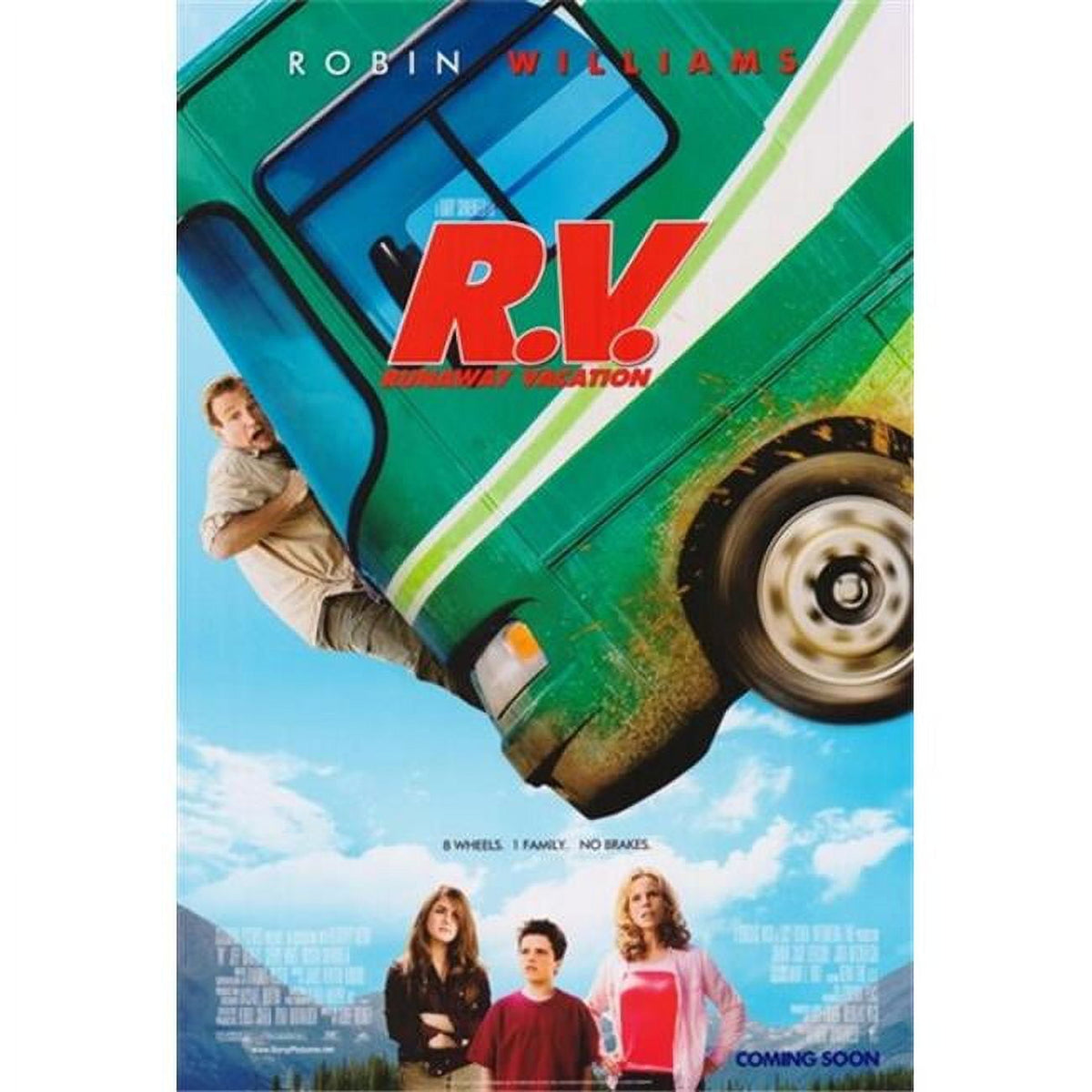 RV Movie Poster showcasing a fun family adventure film.