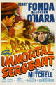 Immortal Sergeant Movie Poster 11x17 print showcasing classic film art.