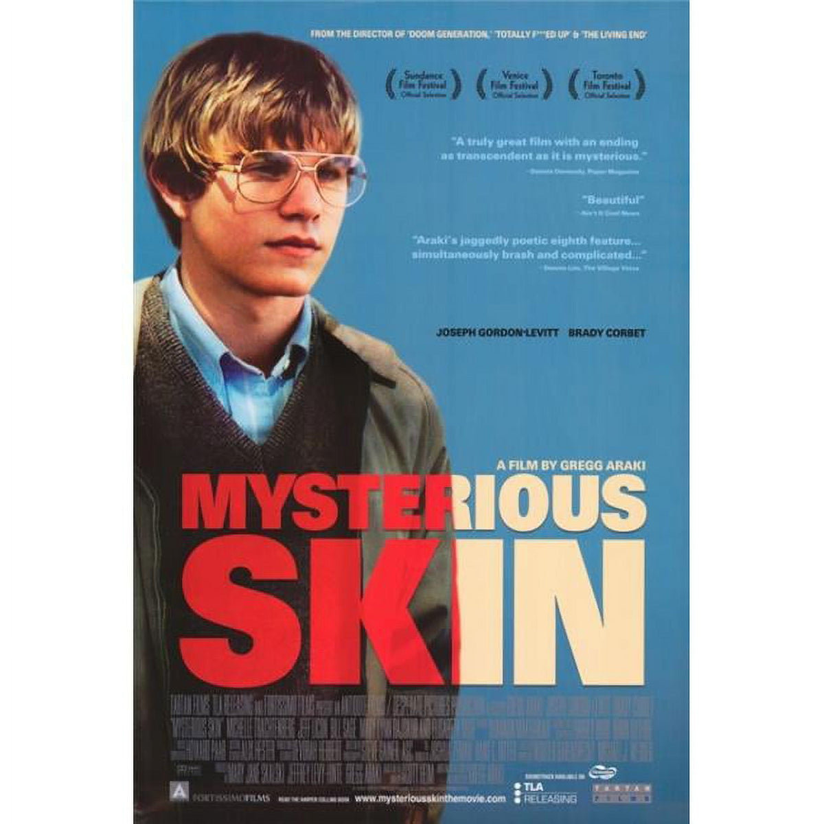 Mysterious Skin Movie Poster Print in 27x40 size.