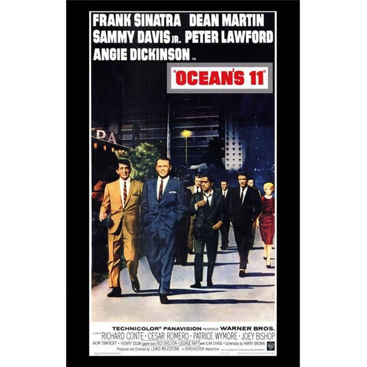 Ocean's 11 Movie Poster 11x17 print showcasing iconic film moments.