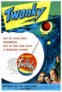 The Twonky Movie Masterprint Poster (1953) featuring Norman Field, Hans Conried, Gloria Blondell, and Janet Warren.