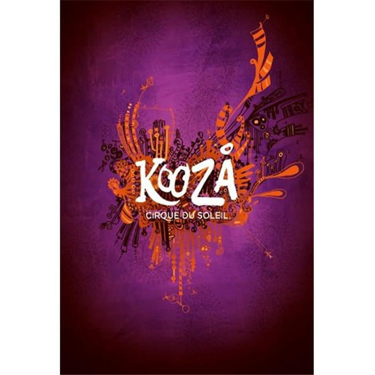 Cirque du Soleil Kooza movie poster print, vibrant design, 11x17.