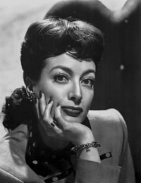 Joan Crawford classic photo print, available in multiple sizes.
