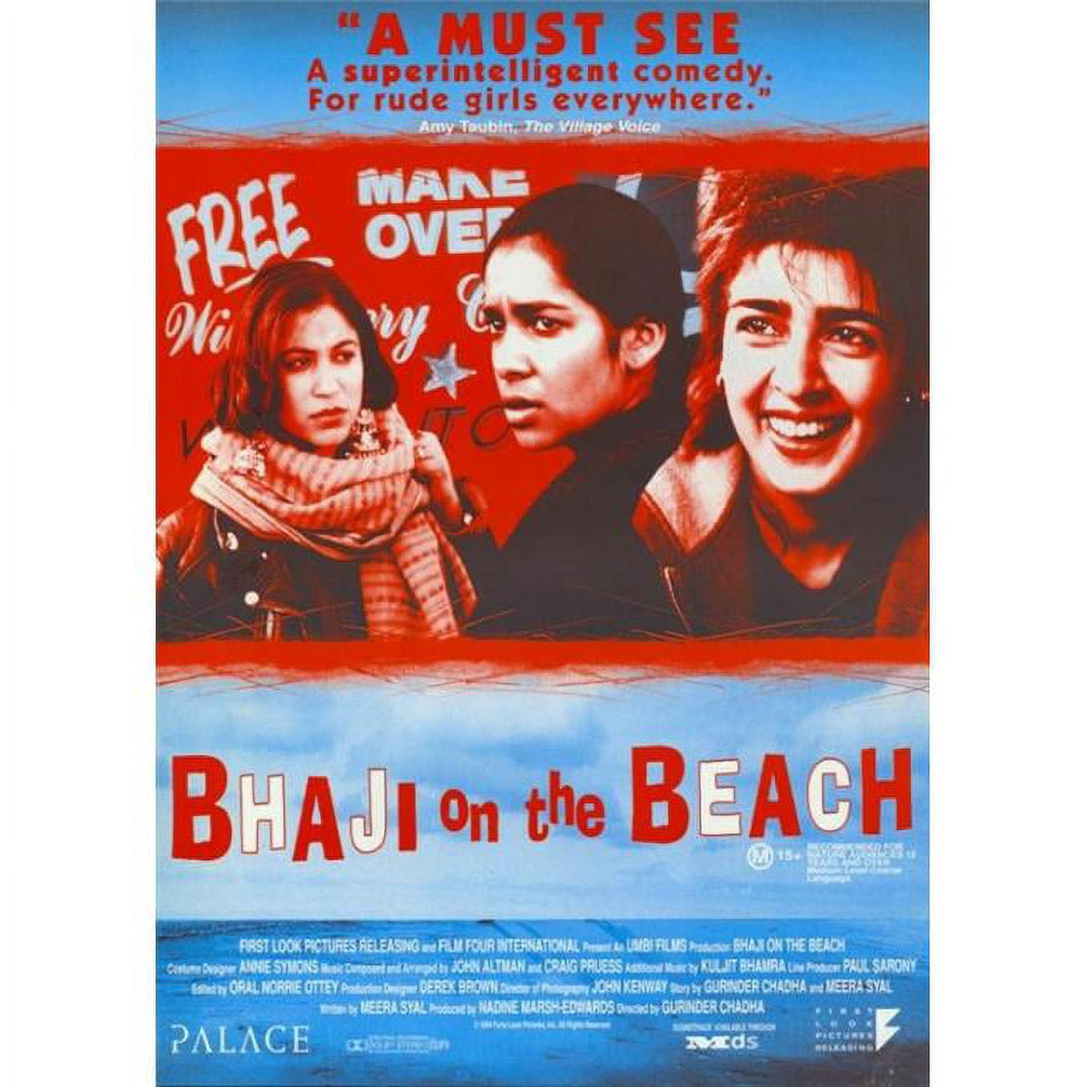 Bhaji on the Beach movie poster print 27x40