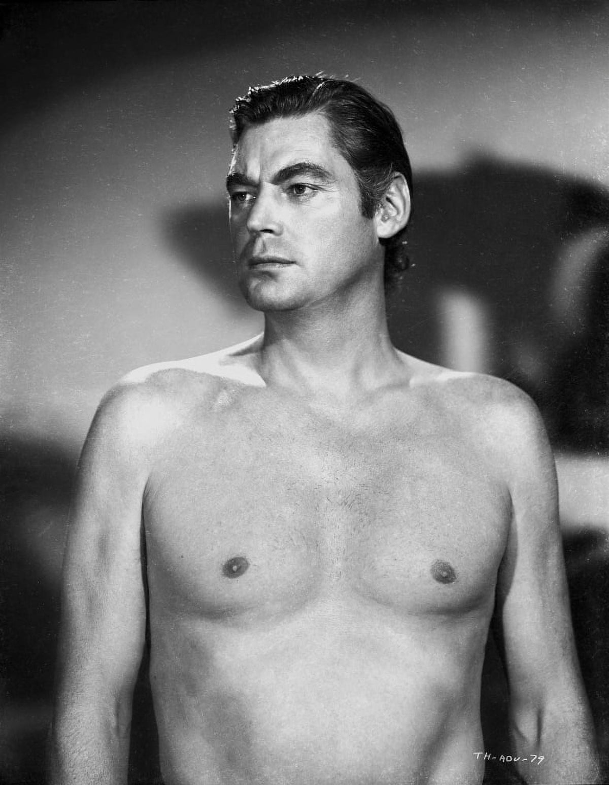 Johnny Weissmuller Topless Classic Movie Scene Photo Print