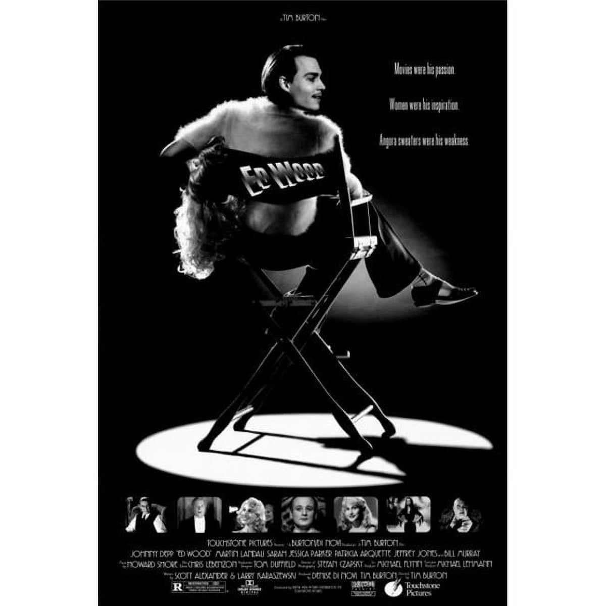 Ed Wood movie poster print, 27x40 inches, showcasing classic film art.