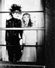 Black and white photo print of Johnny Depp and Winona Ryder in Edward Scissorhands