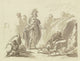 Alexander and His Companions Before Diogenes Poster Print by Friedrich Wilhelm Schäfer