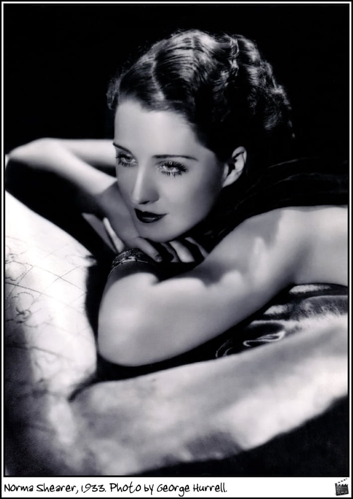 Norma Shearer 1933 photo print by George Hurrell, vintage Hollywood art.