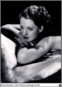 Norma Shearer 1933 photo print by George Hurrell, vintage Hollywood art.