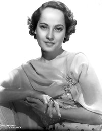 Merle Oberon classic photo print showcasing Hollywood elegance