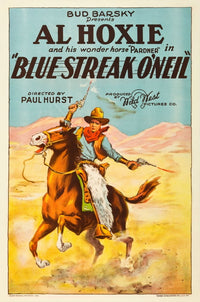 Blue Streak movie poster print featuring Al Hoxie from 1926.