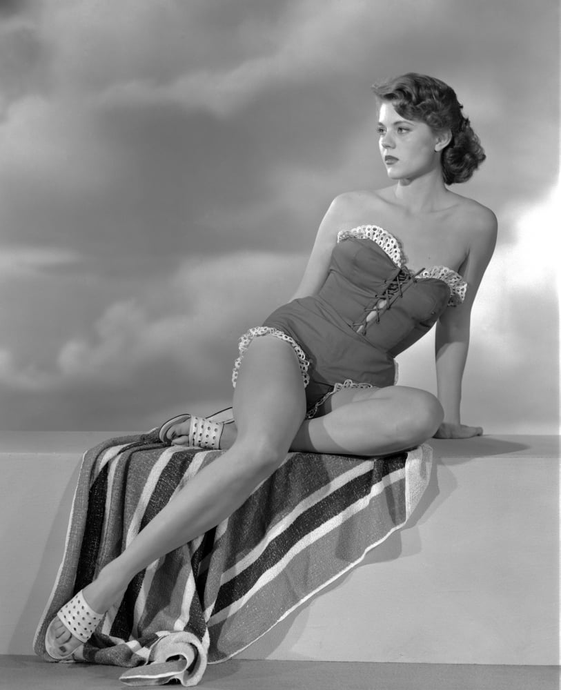 Peggy Castle Vintage Bathing Suit Photo Print in 8x10 size.
