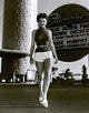 Debra Paget vintage photo print in front of Flamingo Las Vegas Hotel 1950.