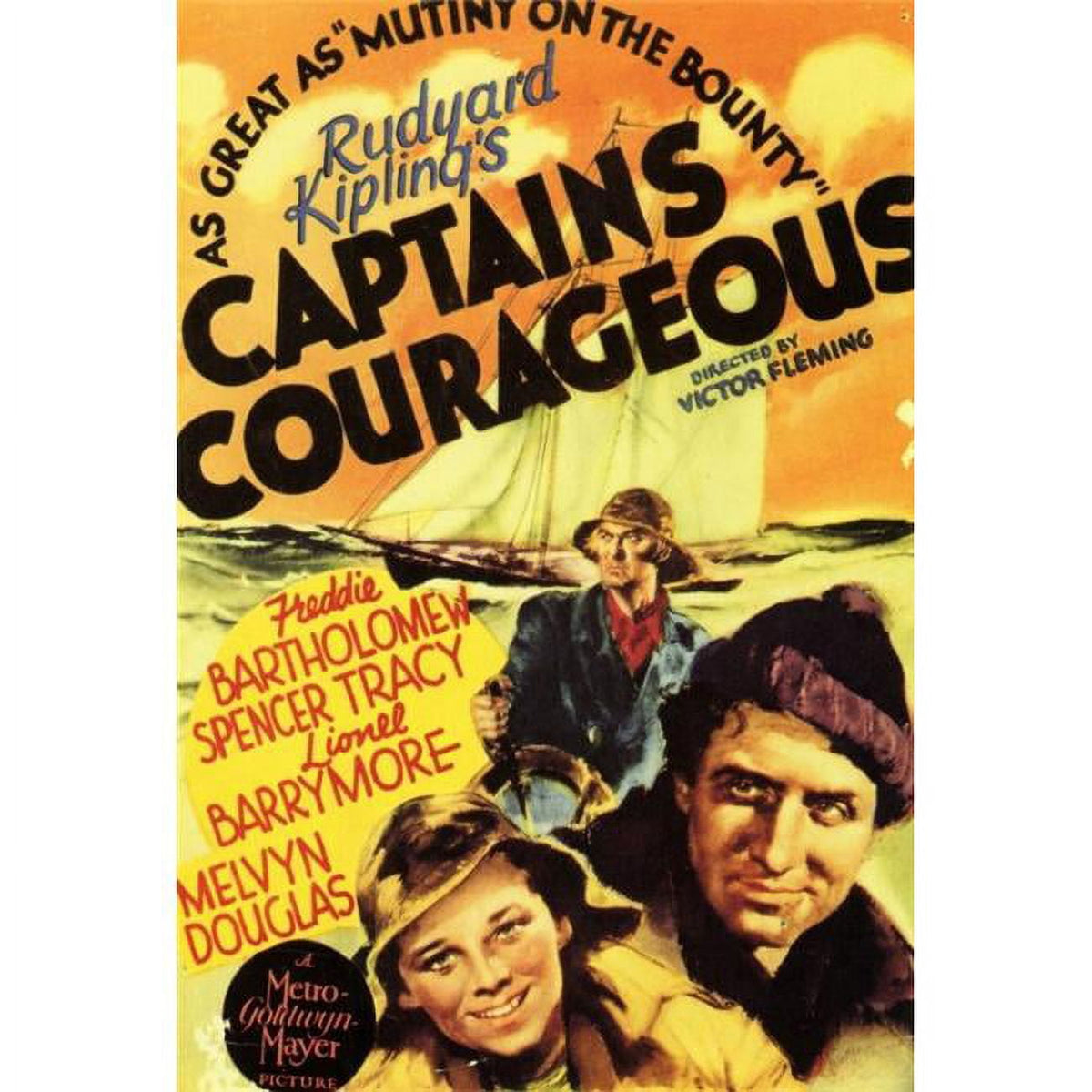 Captains Courageous movie poster print 27x40