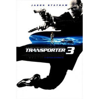 Transporter 3 movie poster print featuring action-packed design.