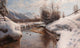 Winter Sun in Engadin art print by Peder Mørk Mønsted