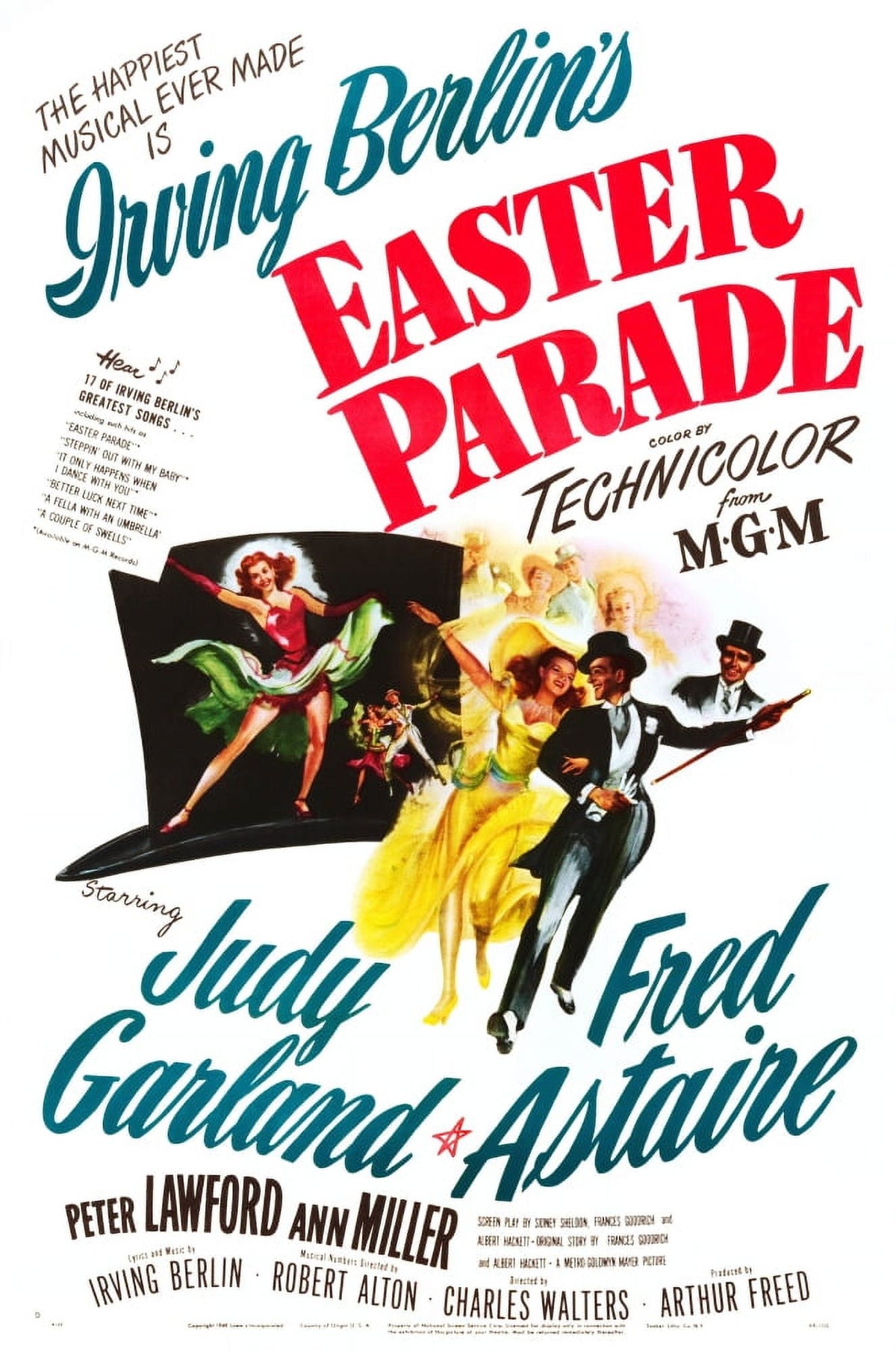 Easter Parade Movie Masterprint Poster Print 11x17