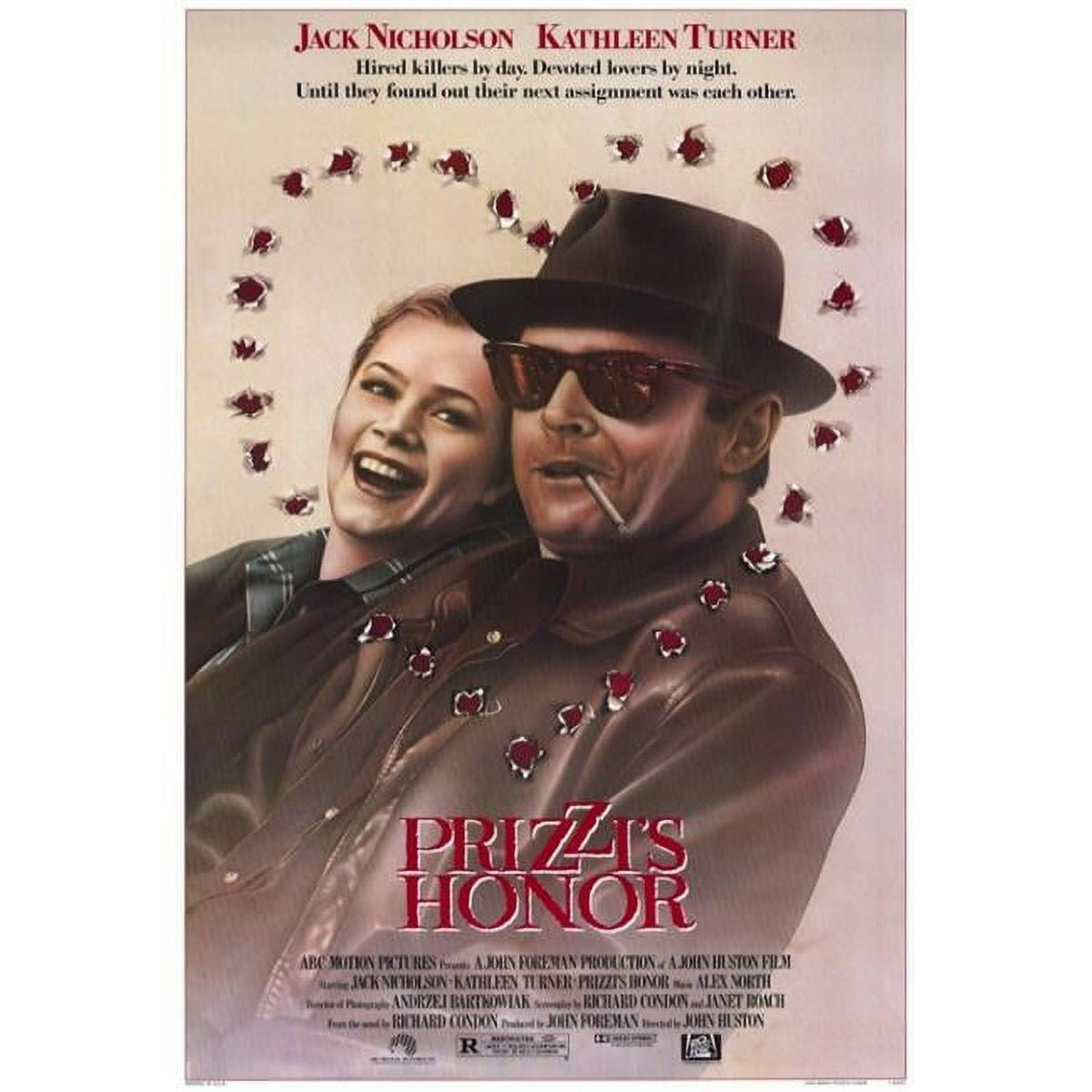 Prizzi's Honor Movie Poster Print 27x40 showcasing iconic film imagery.