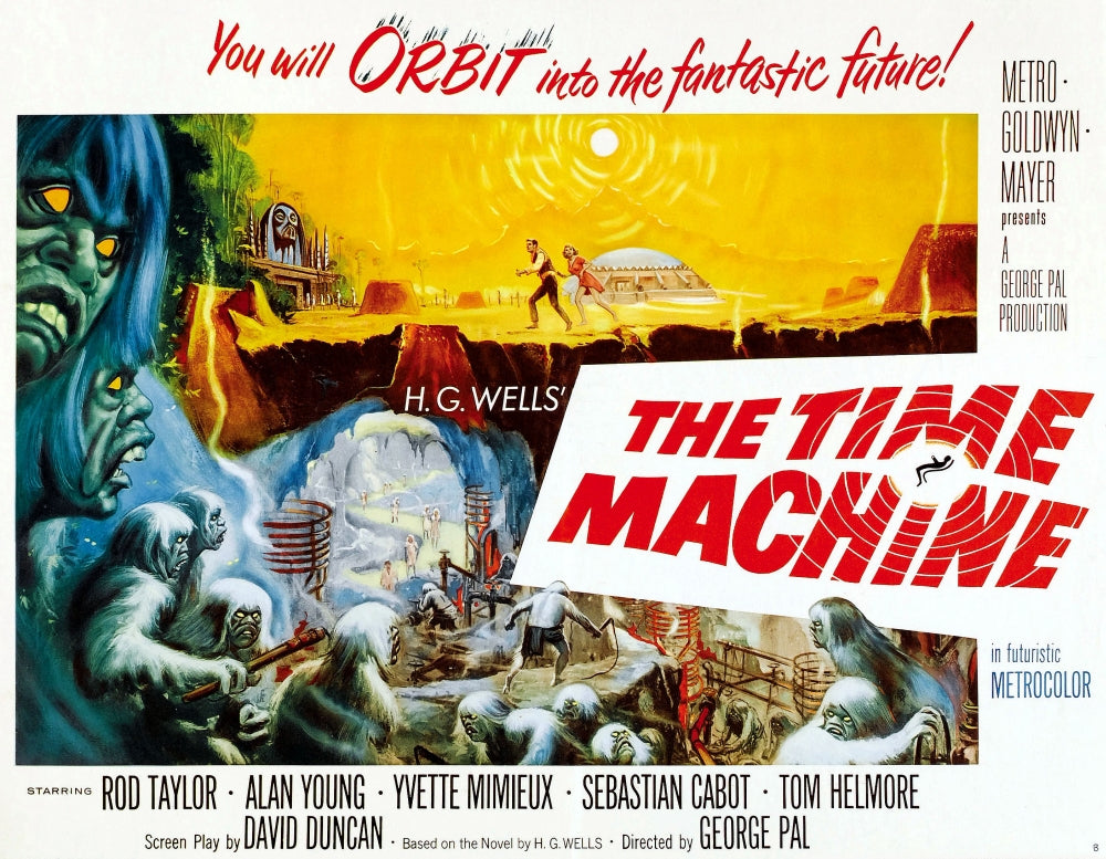 The Time Machine 'Style B' Half-Sheet Art Print - 1960 Movie Poster