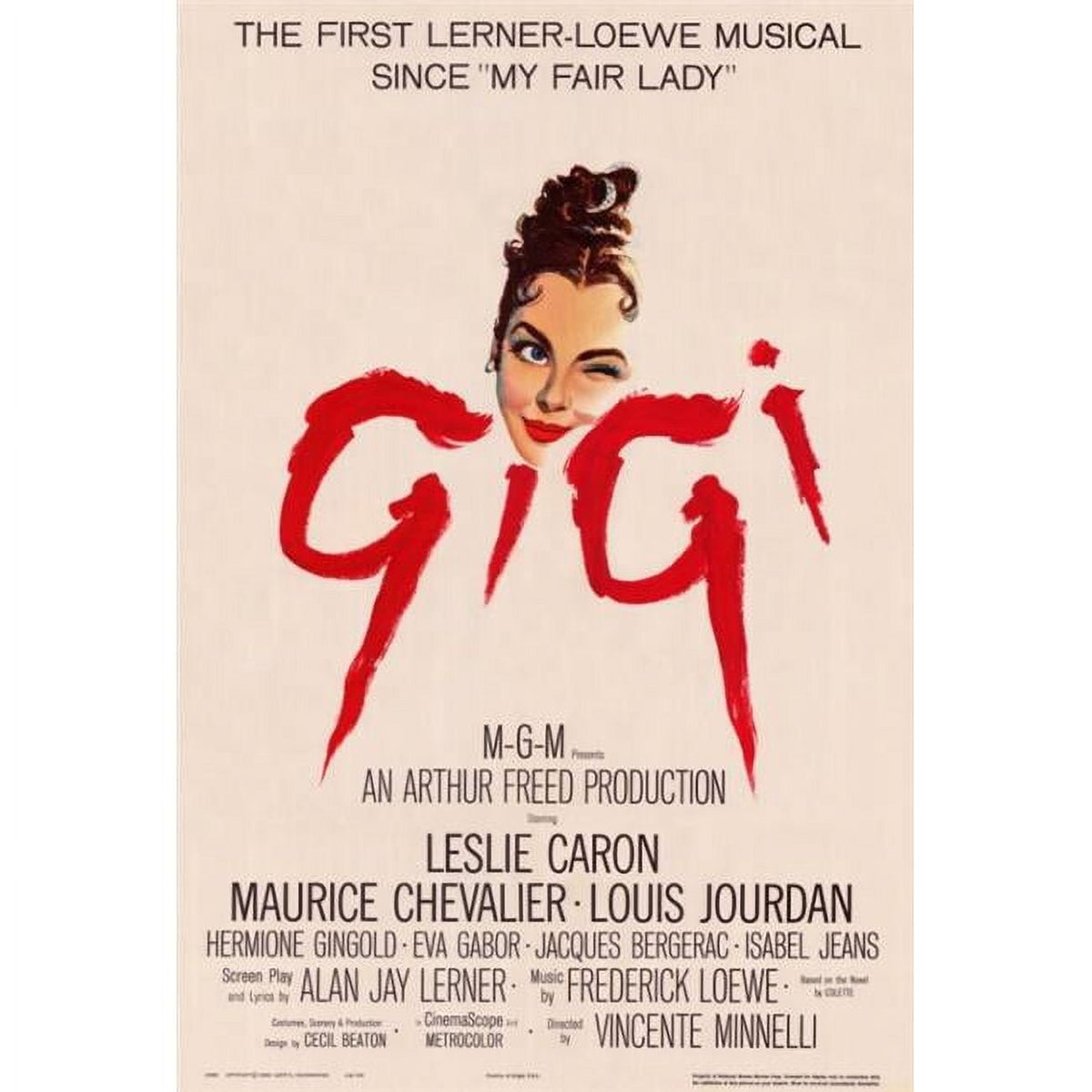 Gigi Movie Poster Print - Classic Film Art (27x40)