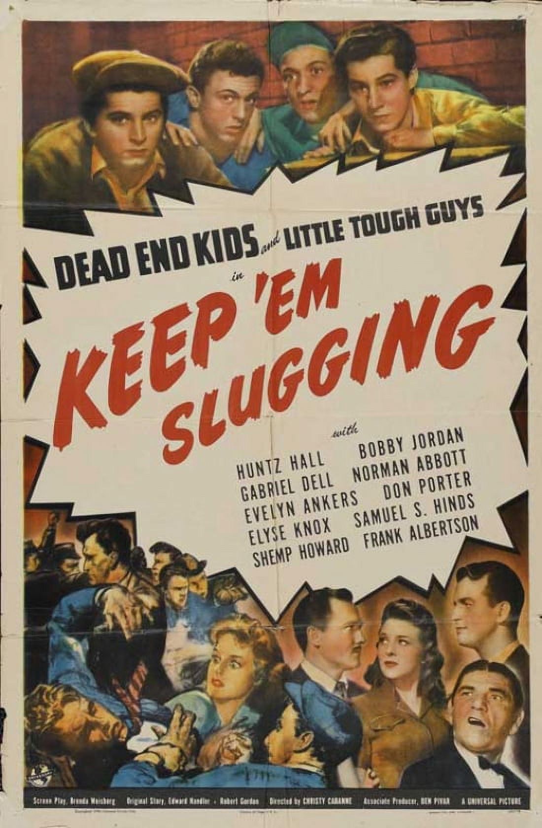 Keep 'em Slugging Movie Poster 11x17 print