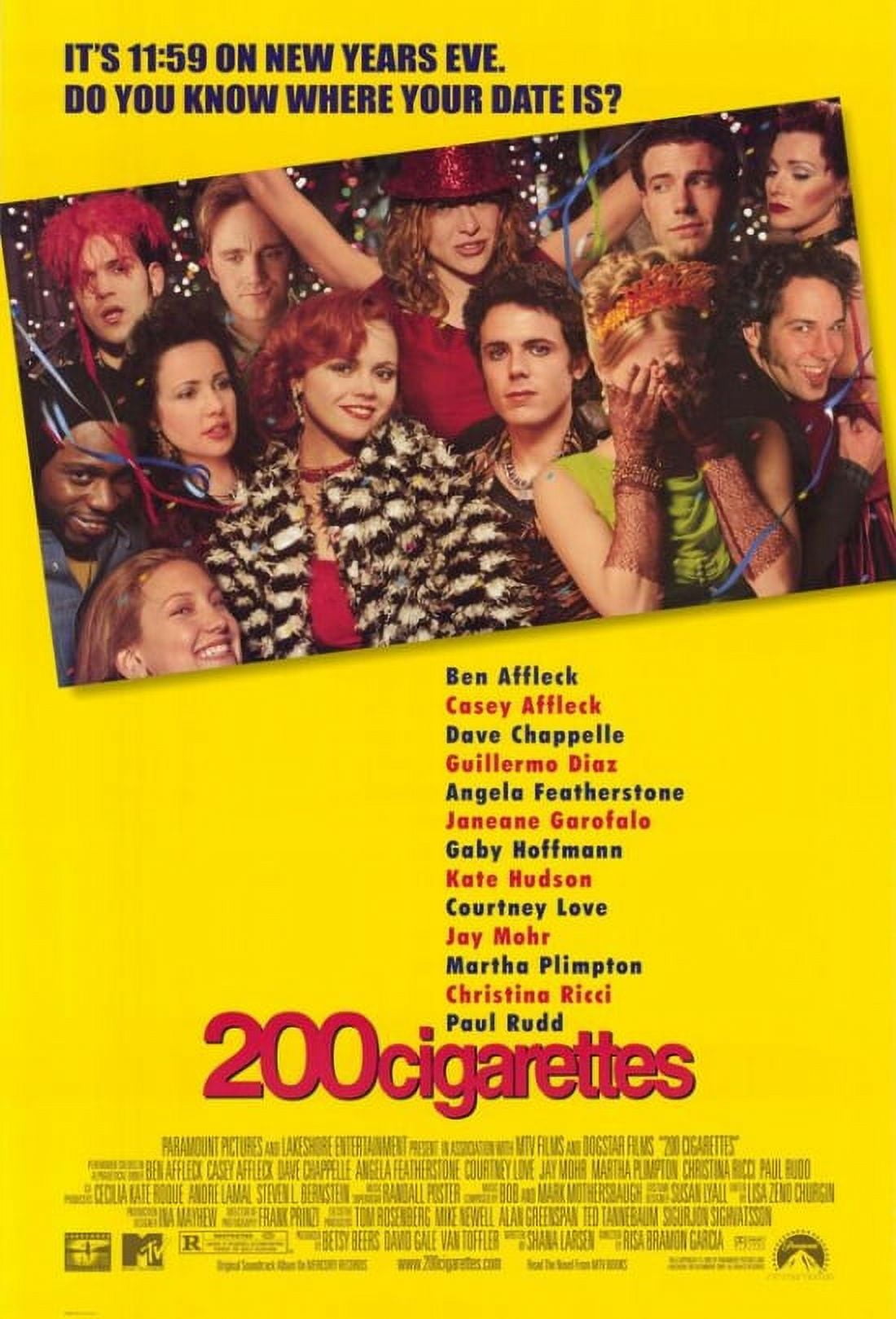 200 Cigarettes Movie Poster Print in vibrant colors, 27x40 inches.