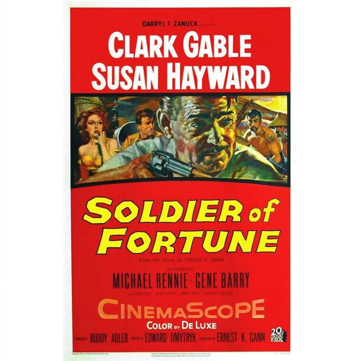 Soldier of Fortune Movie Poster 11x17 print for home decor.