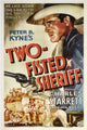Two-Fisted Sheriff 1937 Movie Masterprint Poster