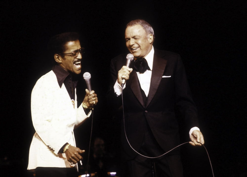 Frank Sinatra and Sammy Davis Jr. iconic photo print