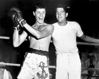 Martin and Lewis boxing ring photo print capturing their comedic spirit.