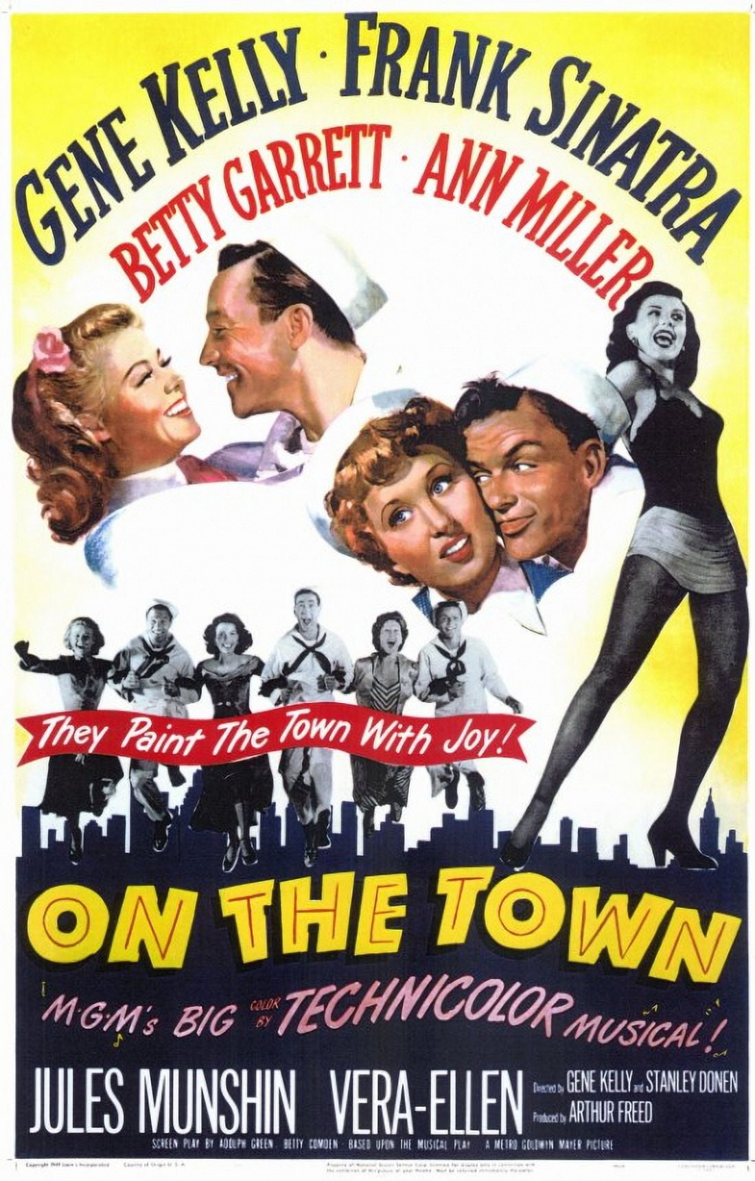 On the Town Movie Poster - Classic Film Art Print