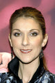 Celine Dion photo print at Sony Club reception, October 12, 2004.