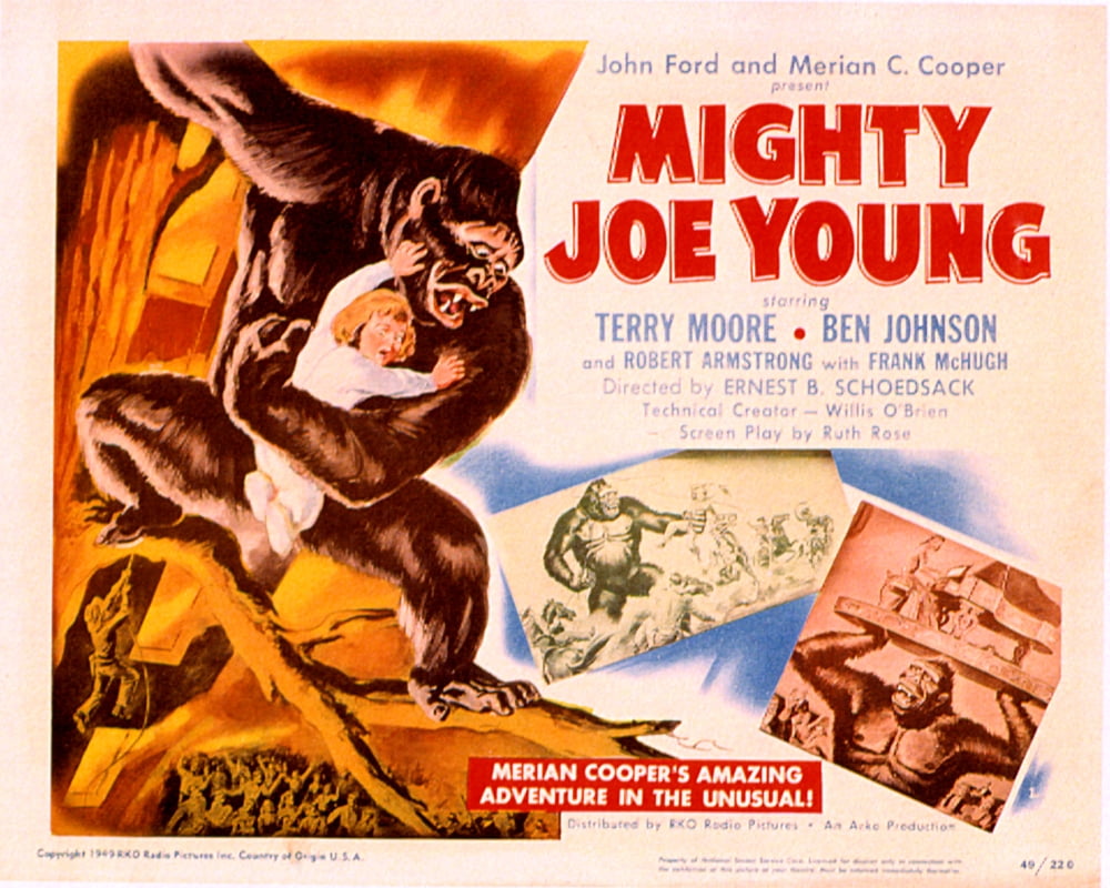 Mighty Joe Young 1949 Movie Masterprint Poster Print, 14 x 11 inches.