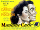 Madame Curie Movie Poster featuring Greer Garson and Walter Pidgeon.