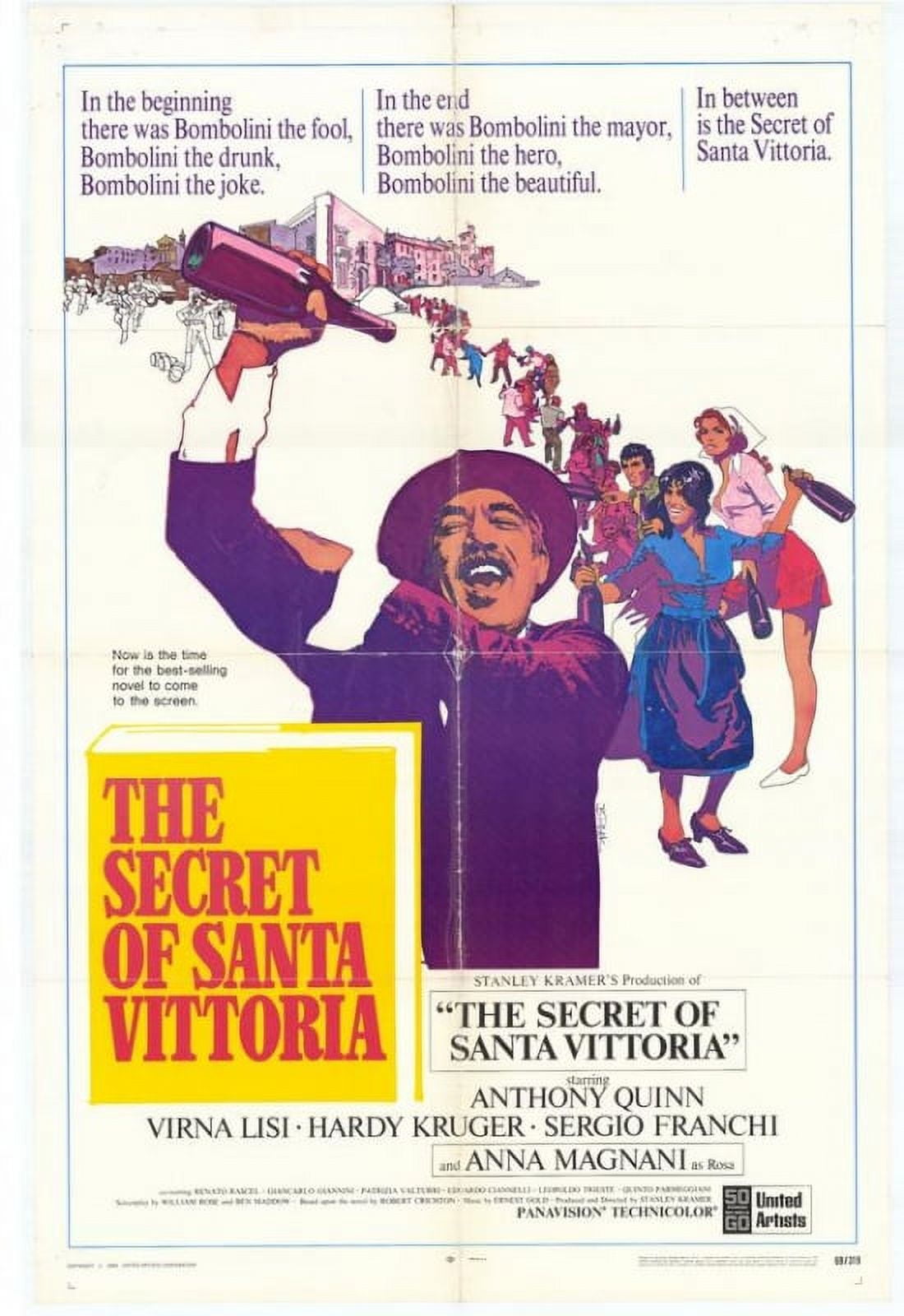 The Secret of Santa Vittoria Movie Poster 11x17 print