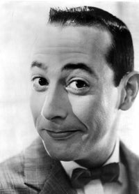 Peewee Herman wearing a bow tie photo print in multiple sizes.