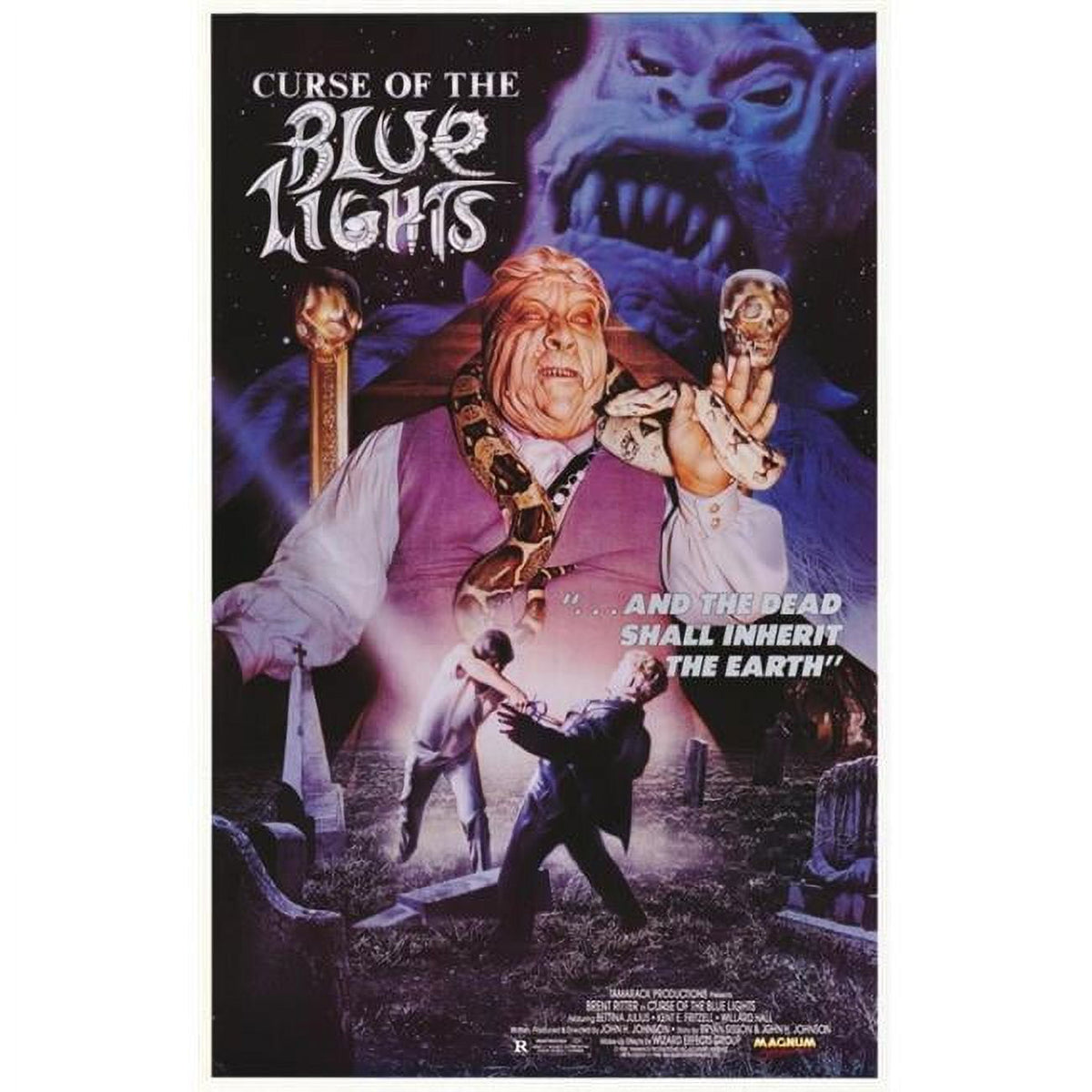 Curse of the Blue Lights Movie Poster Print 27x40